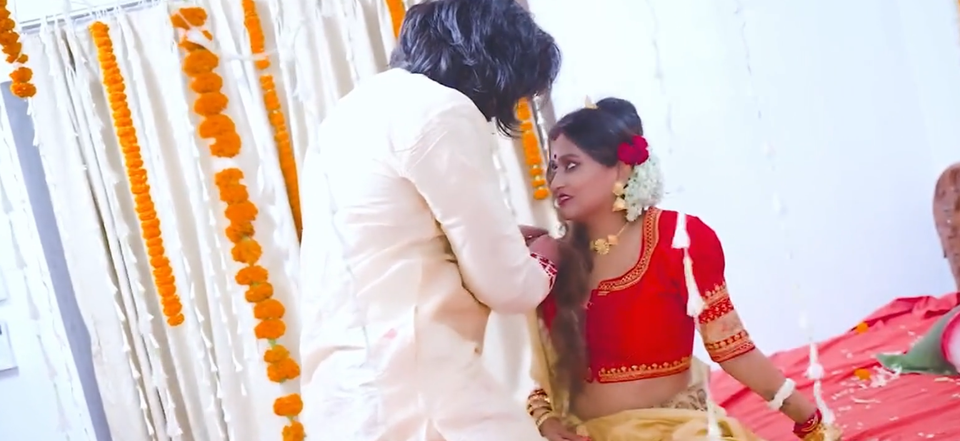 Desi Newly Married StarSudipa Fucked by a thief Infront of husband and turns into a Hardcore Threesome